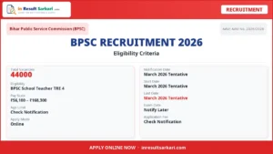 Bpsc recruitment 2026 – inresultsarkari. Com