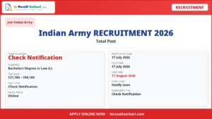 Indian army jag 125th course april 2027 online form - inresultsarkari. Com