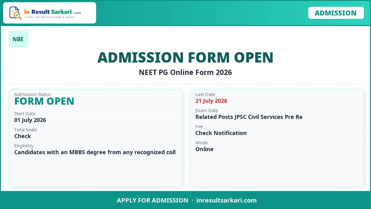 NEET PG Online Form 2026