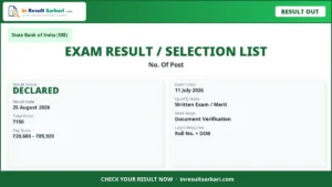Home Sbi apprentice result 2026 – out - inresultsarkari. Com