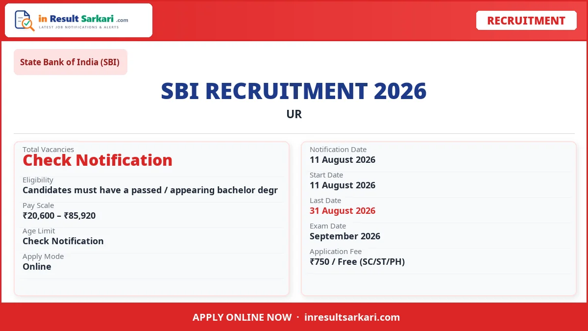 Sbi Junior Associates Clerk Online Form 2026 (9124 Posts) Sbi junior associates clerk online form 2026 (9124 posts) - inresultsarkari. Com