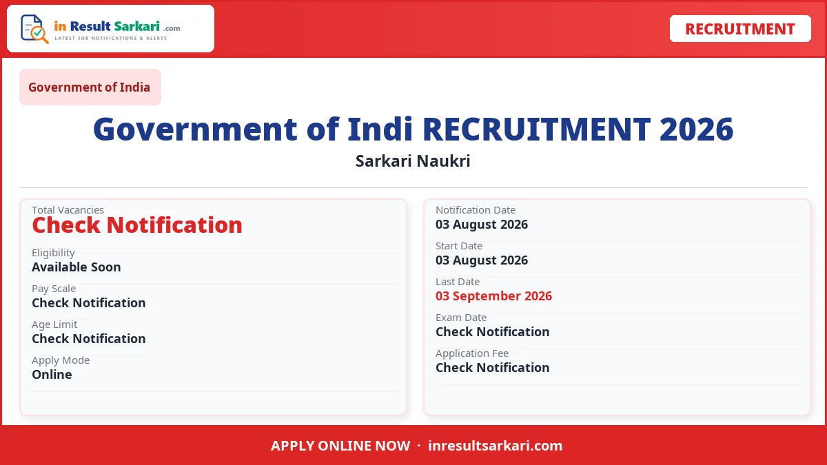 New Job - inresultsarkari.com