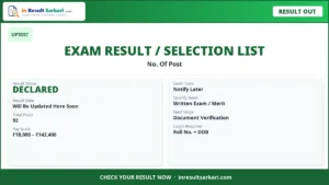 Home Upsssc moharir 2022 eligibility result - inresultsarkari. Com